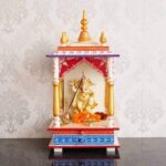 Wooden Indian Mandir for Home - Sacred and Decorative Home Furnishings