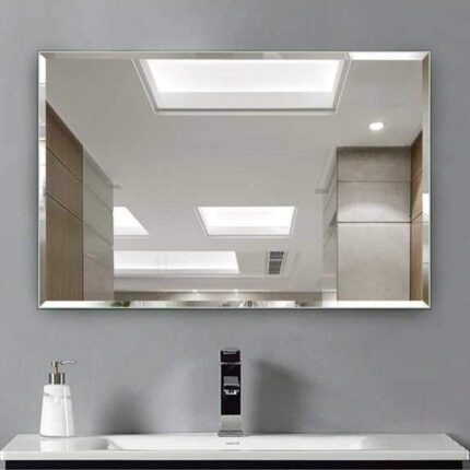 Frameless Mirror for Bathroom