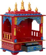 Simple Wooden Pooja Mandir Designs - Minimalistic and Spiritual Home Furnishings