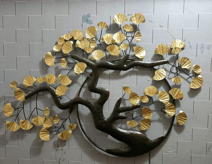 Modern Home Decor Tree Metal Wall Hanging