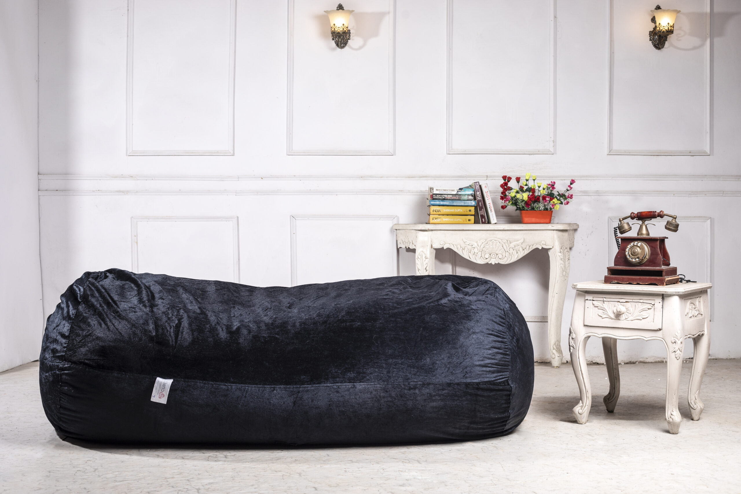 Huge - Giant Bean Bag Chair - Chinchilla | CordaRoy's Convertible Bean Bags