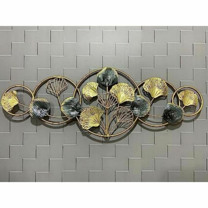 5-Ring Metal Wall Hanging - Ideal Wall Art for Living Room Decor