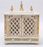 3 Feet Pooja Mandir: White Mandir - Elegant and Sacred Home Furnishings