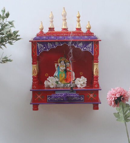 Simple Wooden Pooja Mandir Designs - Minimalistic and Spiritual Home Furnishings