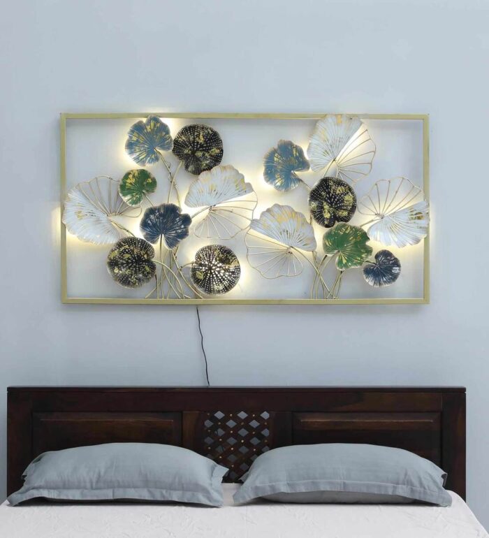 Water Lily Frame Nature Wall Decor