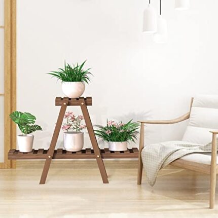 "Elevate Your Greenery: 3 Tier Plant Stand for Indoor and Outdoor"
