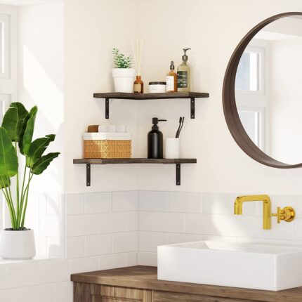 Maximize Your Space with Wall Mounted Shelves for Bathroom
