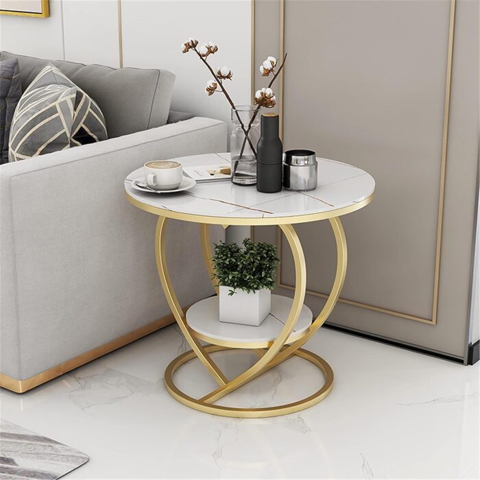 White Side Table for Home Decor
