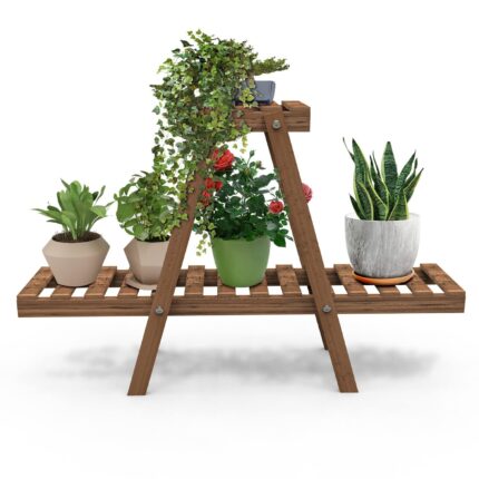 "Elevate Your Greenery: 3 Tier Plant Stand for Indoor and Outdoor"