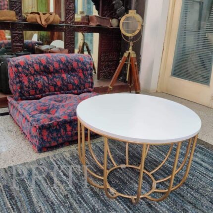 White Center Table for Living Room for Timeless Elegance