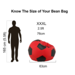 Leatherette Football Bean Bag - The Ultimate Seating Experience